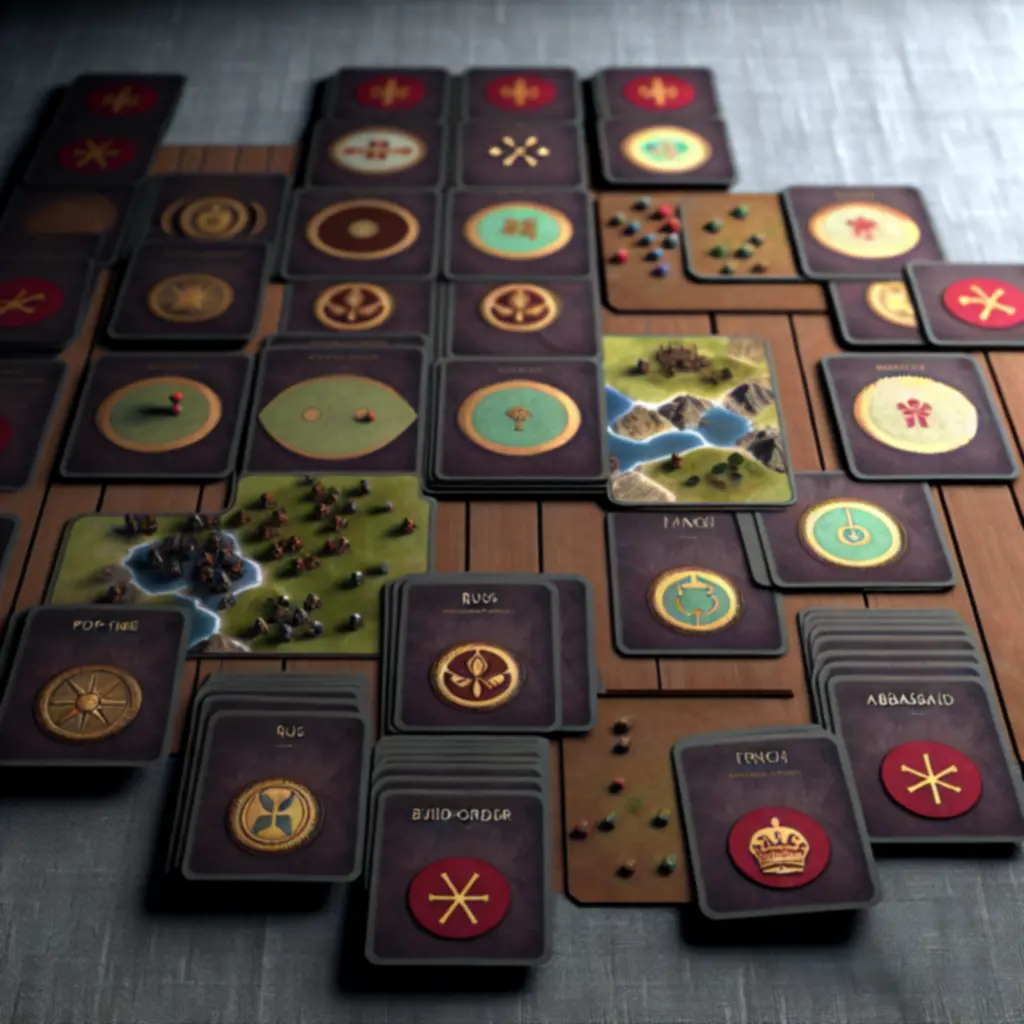 Fragment siatki buildów – przykładowa wizualizacja