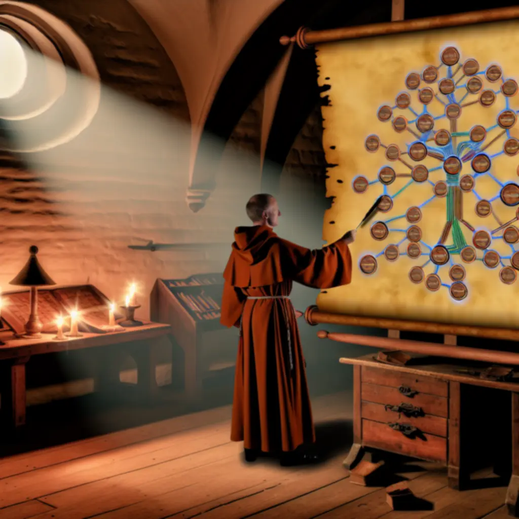 Interaktywny schemat drzewka technologicznego