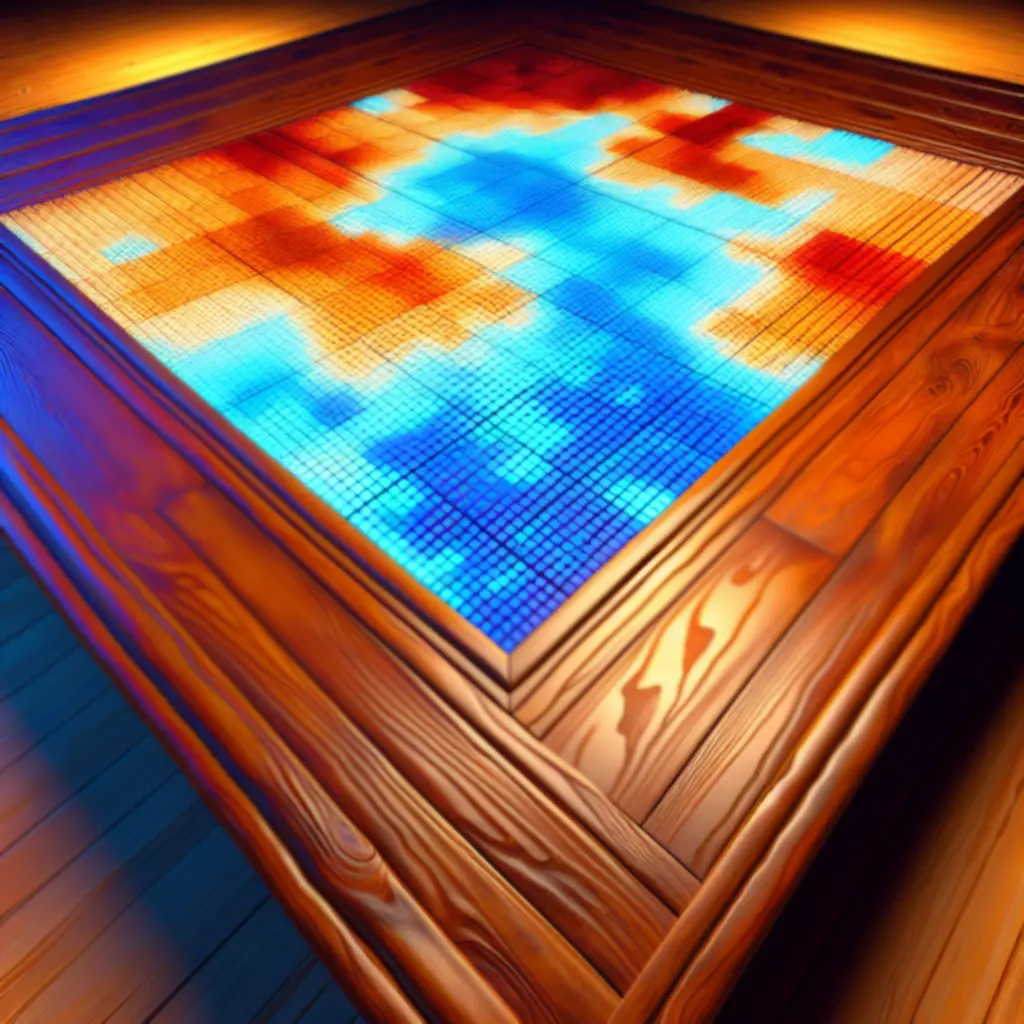 Heat-map procentowy wygranych na mapach dla każdej cywilizacji